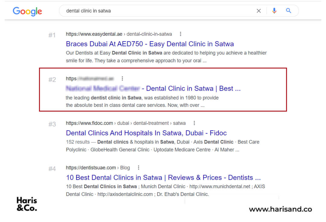 safwa-nmc-seo-results-haris-and-co-2